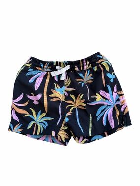 Chubbies Size 2T The Black Light Nights Neon Swim Trunks